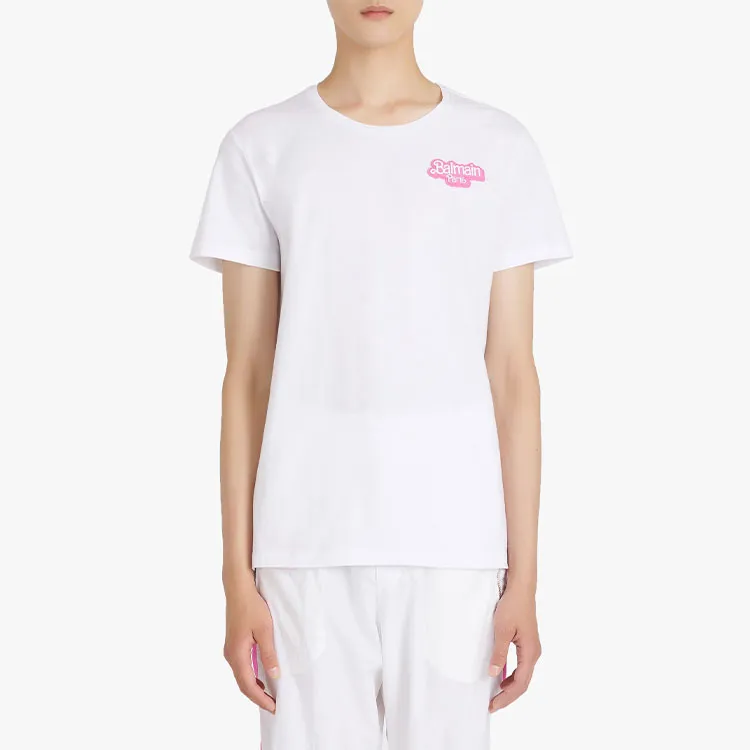 BALMAIN X Barbie Cotton T shirt-5