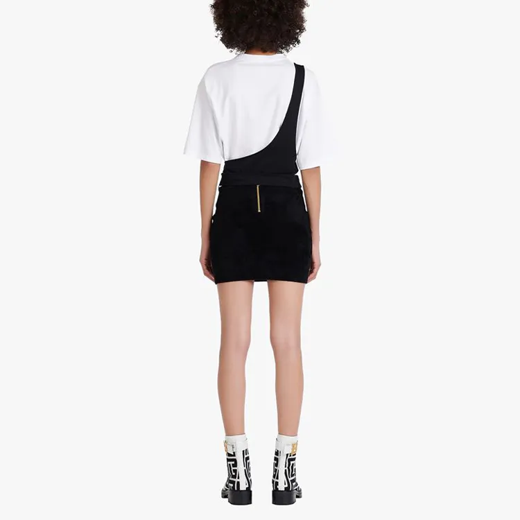 BALMAIN Crop Tops Women's White-4