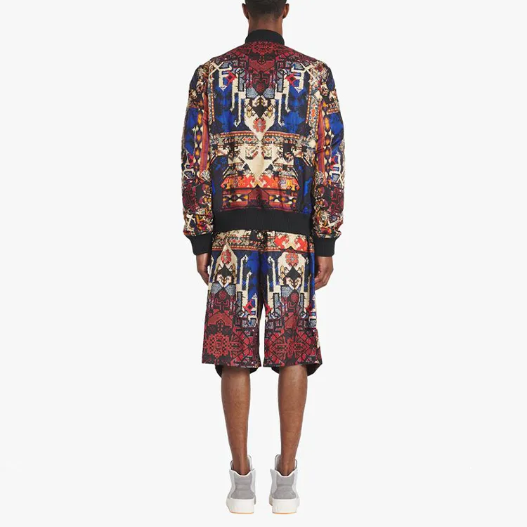BALMAIN Reversible Graphic print Bomber Jacket-2