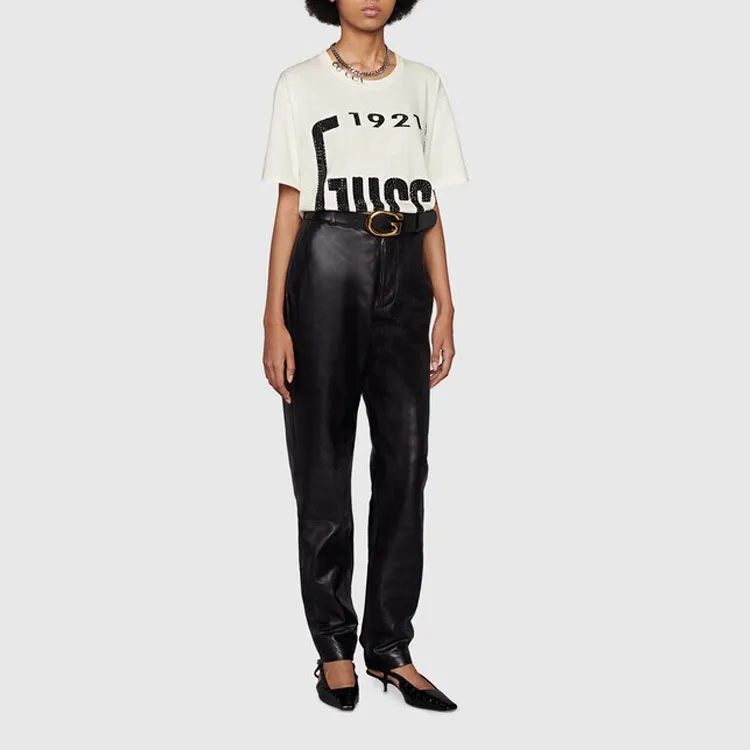 GUCCI '1921 GUCCI' Print T shirt-1