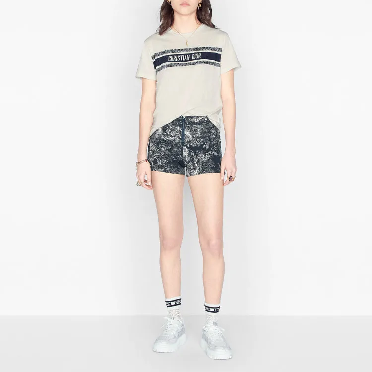 DIOR Quarterly New Products T Shirts Unisex White-4