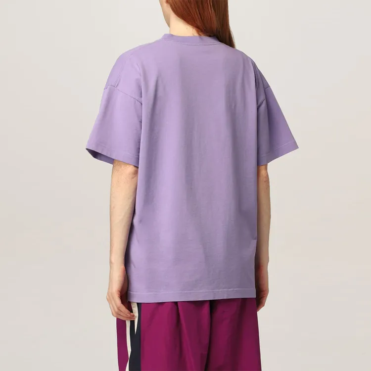 Balenciaga Medium Fit T Shirt 'Light Purple'-4