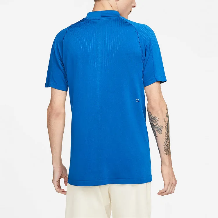 Nike x MMW T-Shirt Men's Crown Blue Crow Blue-2