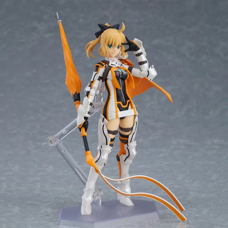 MAX Factory Figma#SP 128 GSR Saber Lily Racing Lady Ver. Action Figures 13.5cm-1