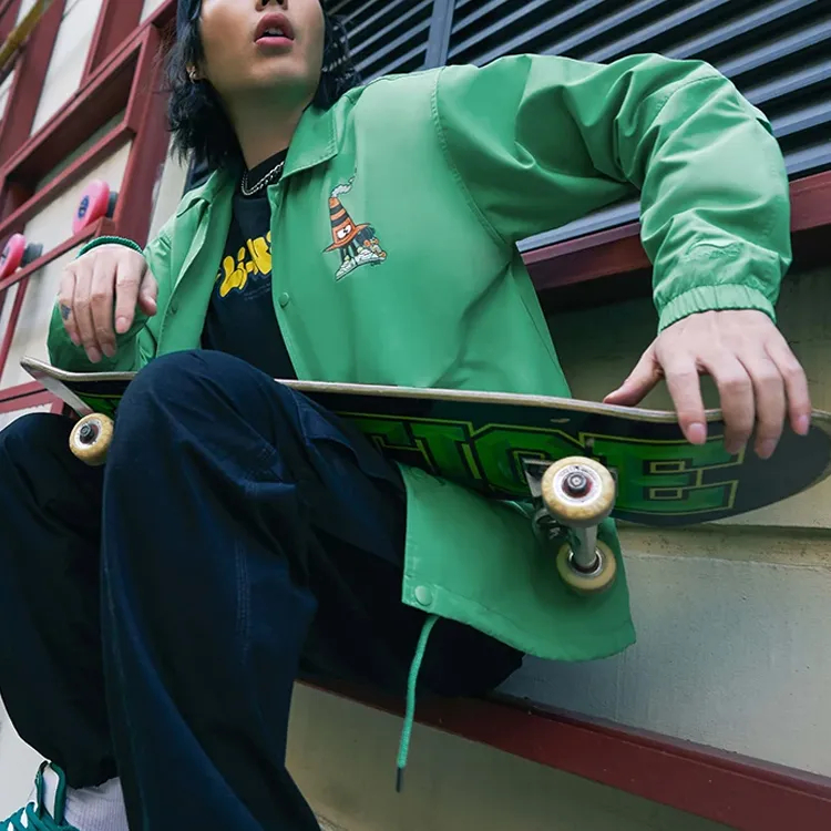 LiNing Skateboard Jacket Men's Green-3