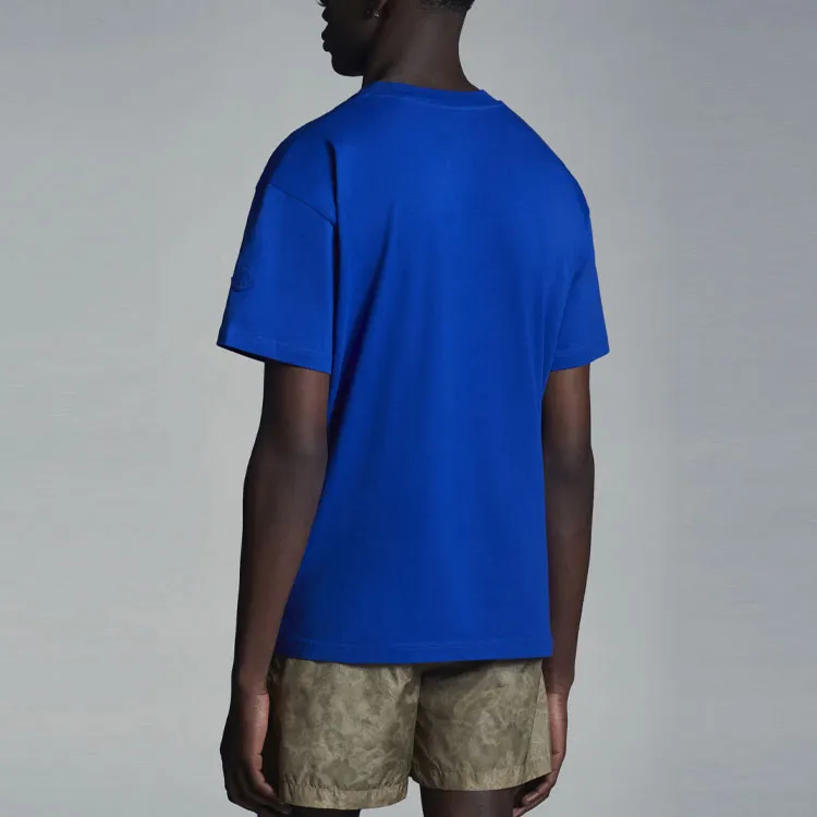 MONCLER GENIUS T Shirts Men Blue-2