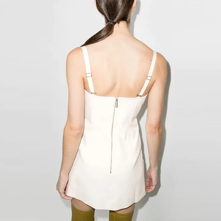 DION LEE Sleeveless Dresses Women's White-2