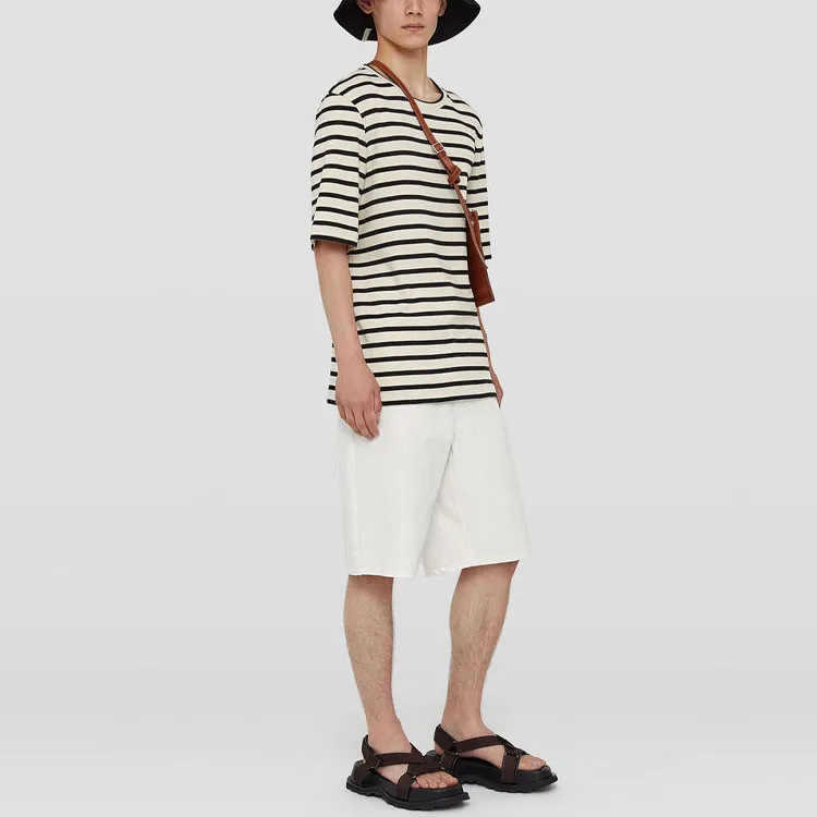 JIL SANDER + Logo Embroidered Denim Shorts-3