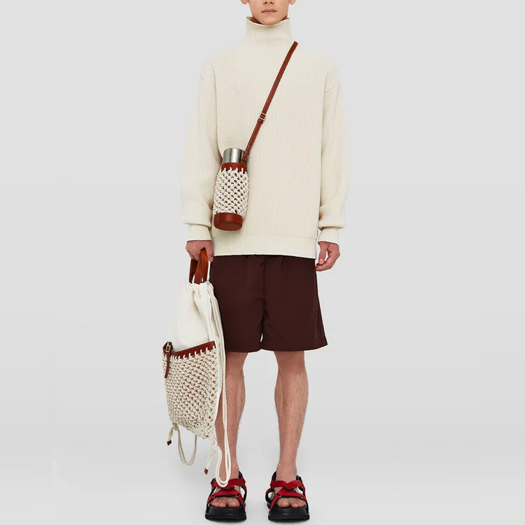JIL SANDER Sports Shorts Men Brown-1