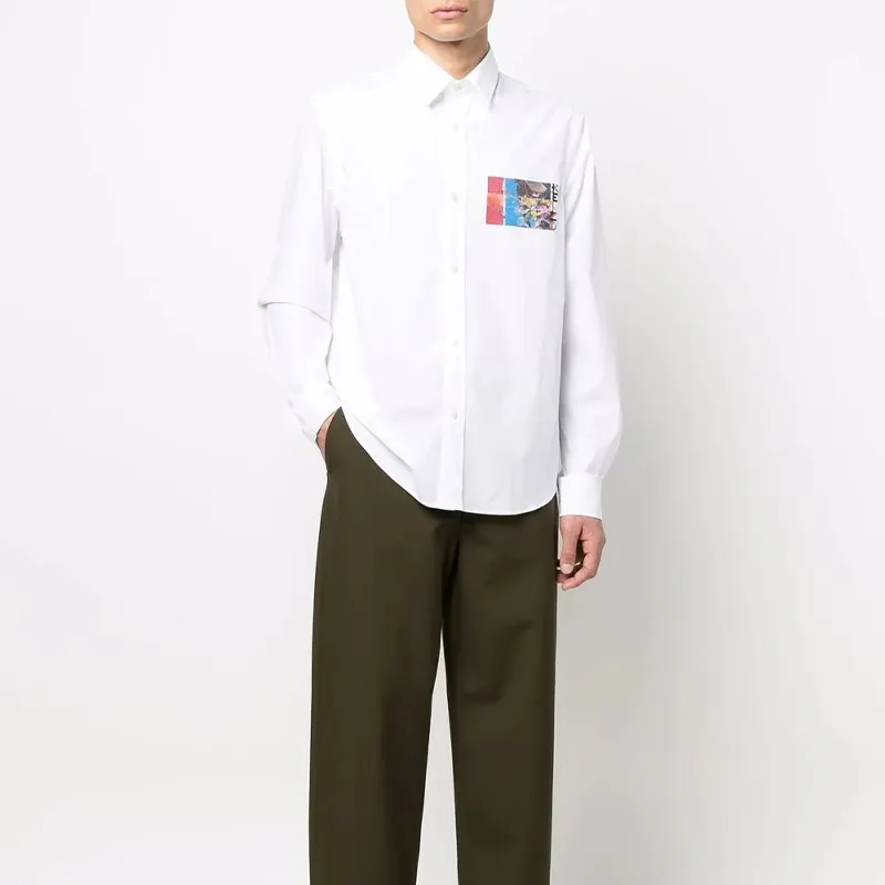 KENZO Graphic Printed Long Sleeved Shirt-1