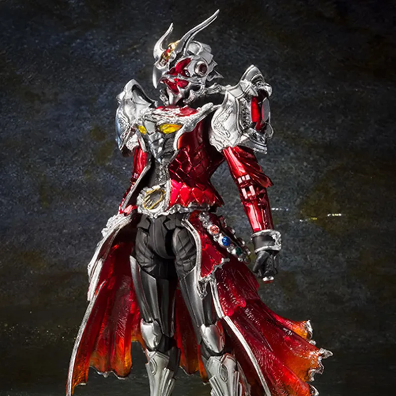 BANDAI SIC Fire Dragon Form Full Dragon Form Kamen Rider Wizard Action Figures 20cm-1