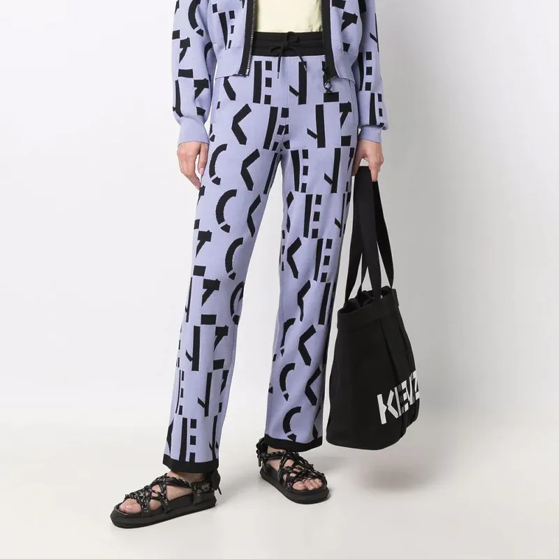 KENZO Monogram Drawstring Pants-1