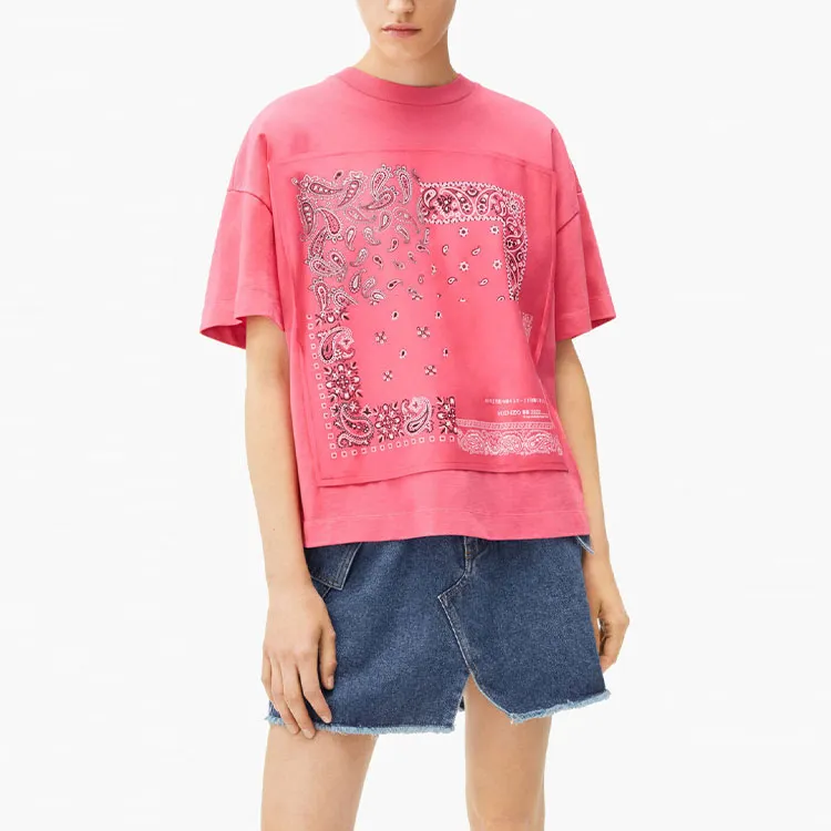 KENZO Crop Tops Women's Pink-3