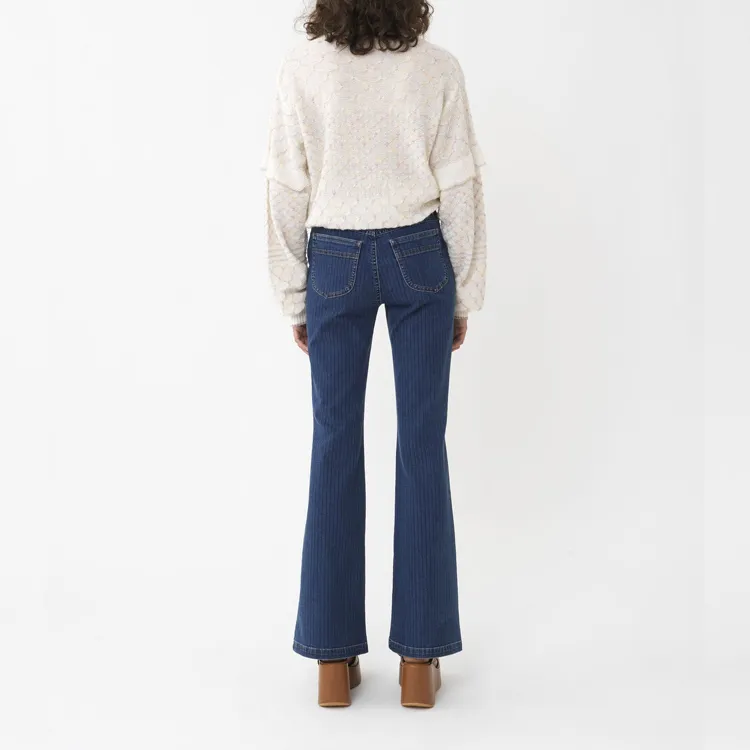 See By Chloe SS22 Loose Fit Sweater Women's White-1