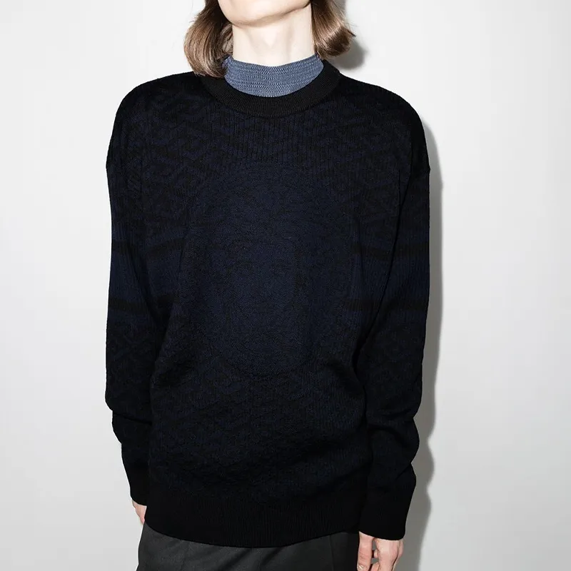 VERSACE SS22 Sweater Men's Blue-1