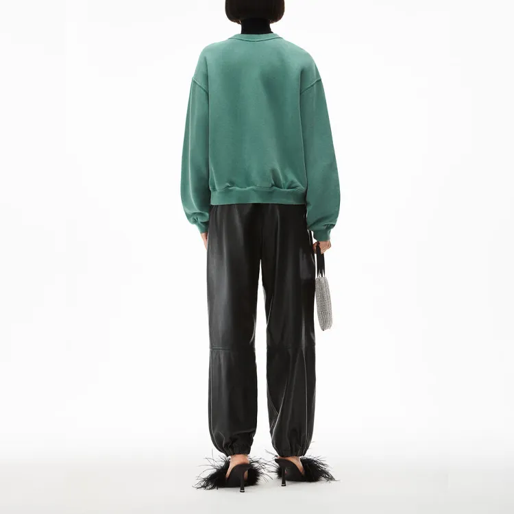Alexander Wang Sweatshirts Women's Preppy Green-2