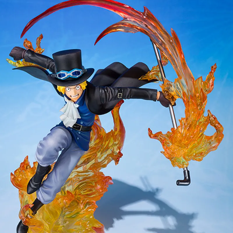 BANDAI Sabo Bandai Figurarts Zero One Piece Haki Scale Figures 19cm-2