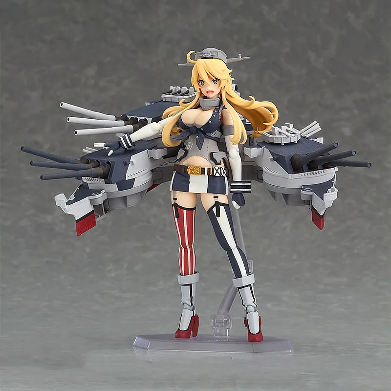 MAX Factory Figma#330 Fleet Collection Yamato Iowa Action Figures 15cm-1