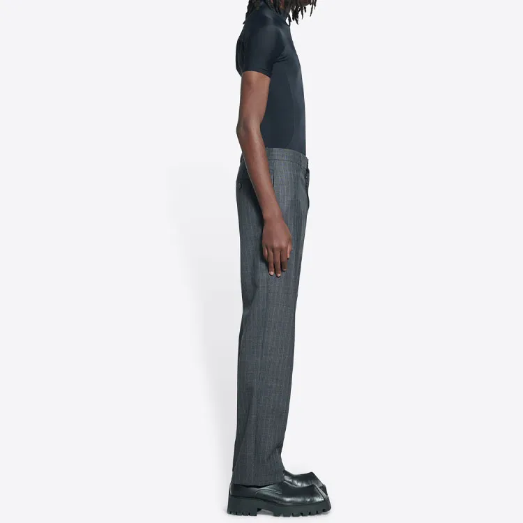 Balenciaga Casual Pants Men Gray-4