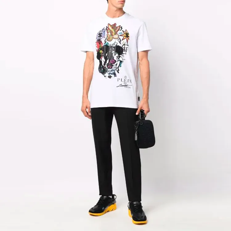 PHILIPP PLEIN T Shirts Unisex White-2
