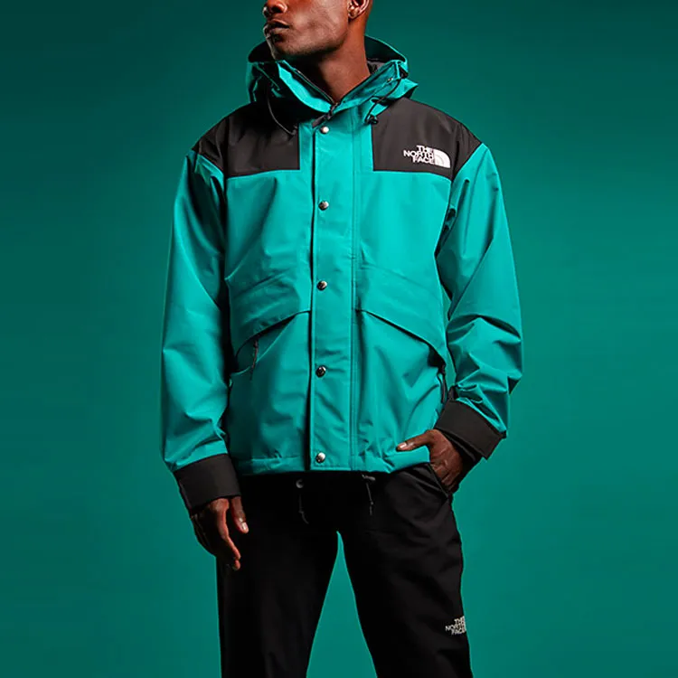 THE NORTH FACE 1986 Series Outdoor Hiking Water Resistant Windproof Breathable Windbreaker Jacket Men's Green-1