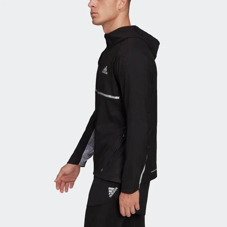 Adidas Own The Run Jacket Japan Version Men's Black-2