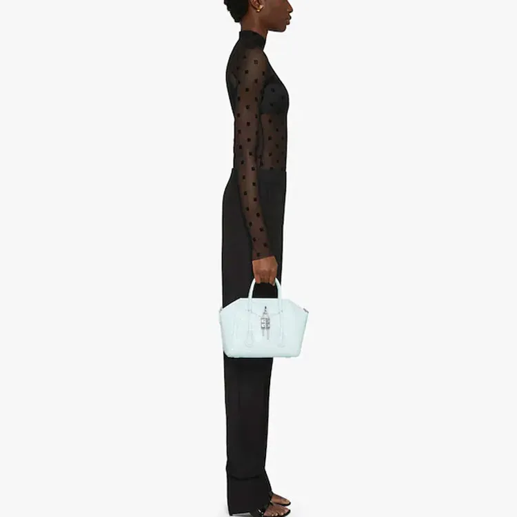 Givenchy Polka Dot Mock Neck Bodysuit-6