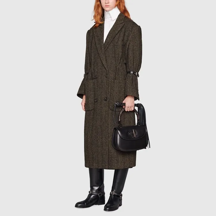 GUCCI Coats Women's Dark Gray-2