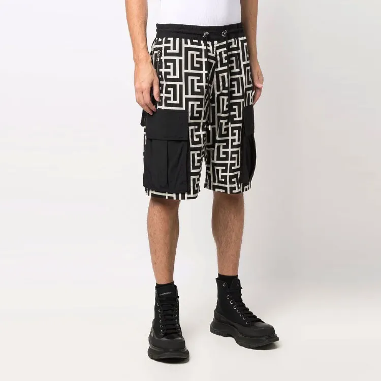 BALMAIN Cargo Shorts Men Black-2
