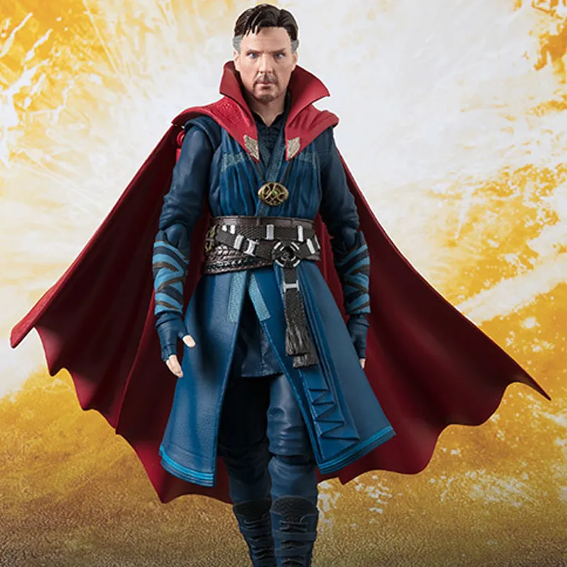 BANDAI S.H.Figuarts Doctor Strange And Burning Flame Set Action Figure Navy-2