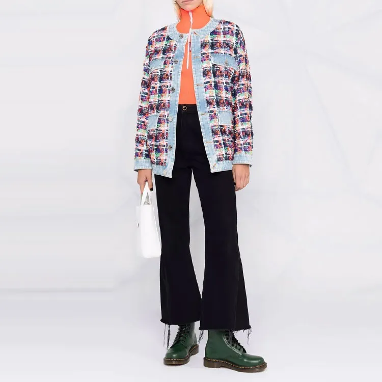 DSQUARED 2 Flap-Pocket Tweed Jacket-1