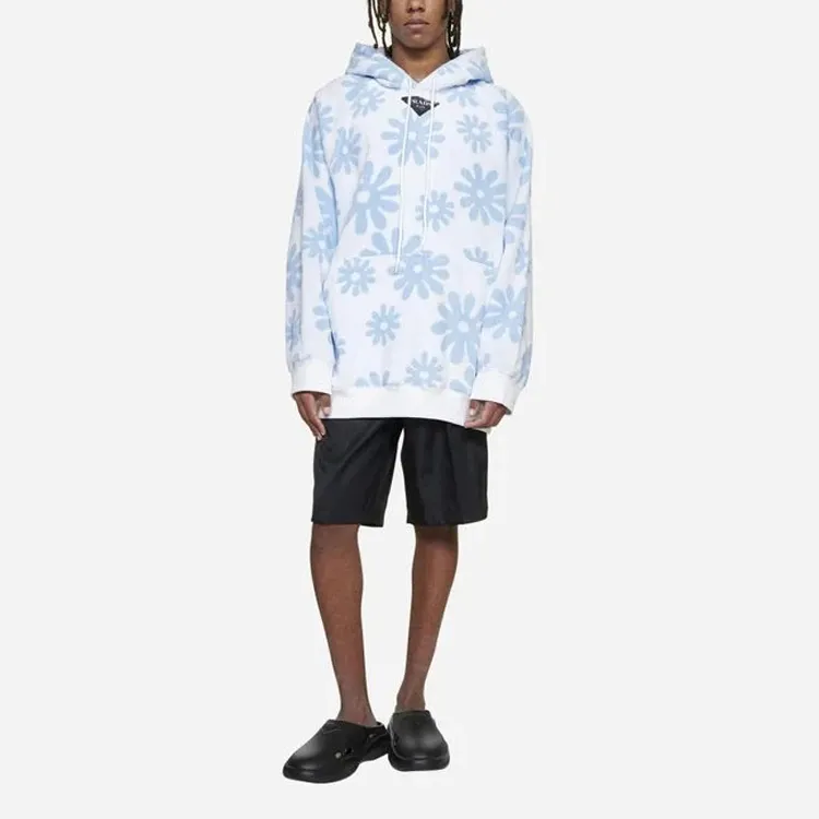 PRADA Floral Print Hoodie-1