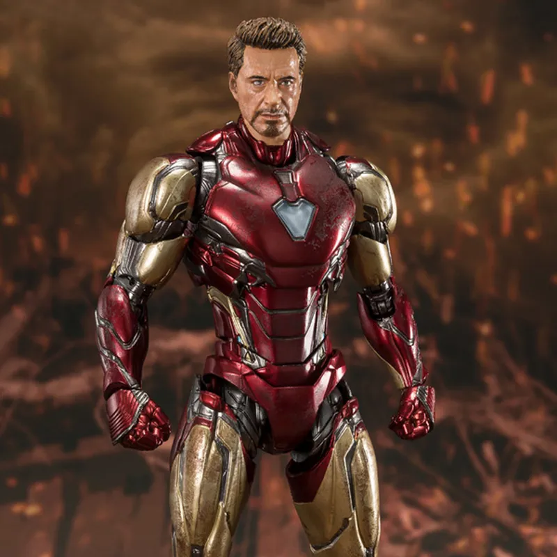 BANDAI Iron Man SHF Avengers 4 Endgame MK85 Ultimate Battle Edition Action Figures-2