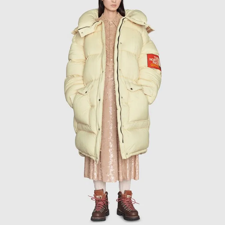 GUCCI X The North Face Padded Jacket FW21 Ivory-2