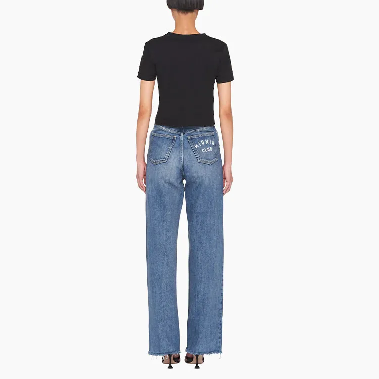 MIU MIU T Shirts Women's Black-2