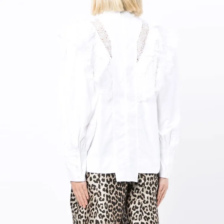 GANNI Shirts Women's White-1
