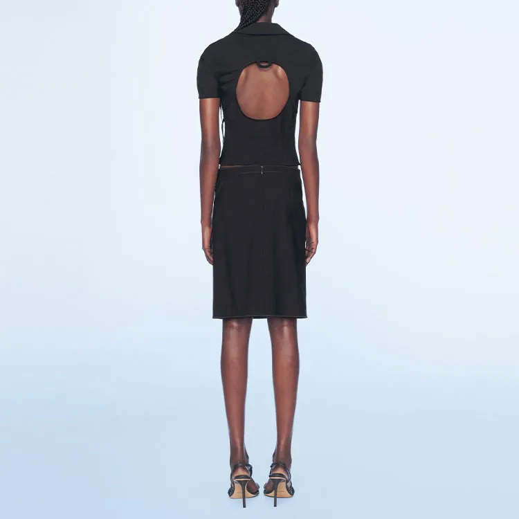 Jacquemus Casual Short Skirts Women's Black-1