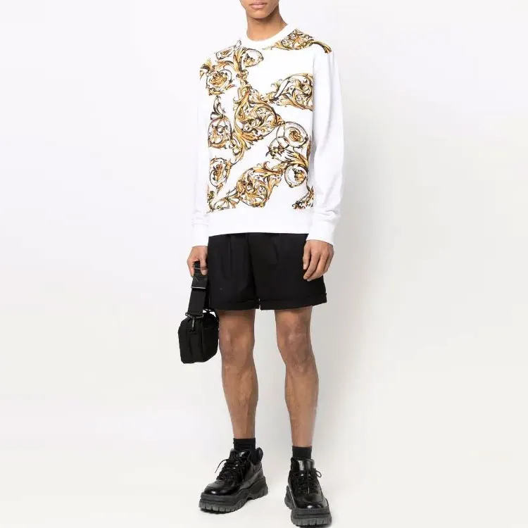 VERSACE JEANS COUTURE Sweatshirts Men White-1