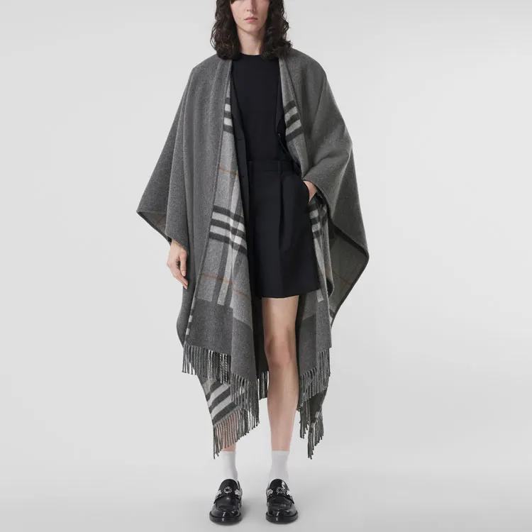 Burberry Cloaks Women's Gray-1