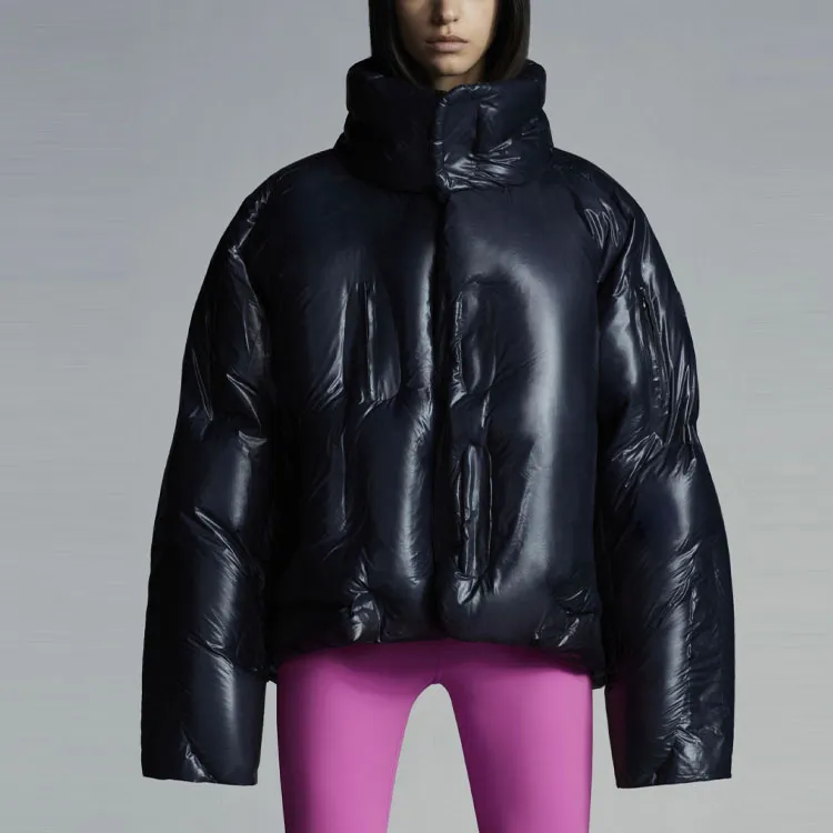 Moncler Women'ss Klolk Short Down Jacket Night Blue-2