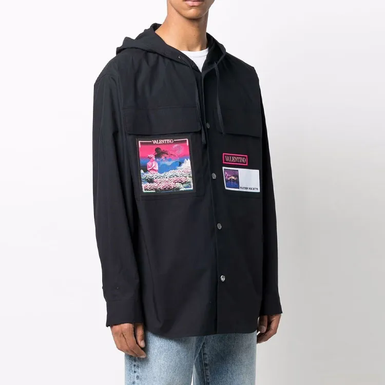 Valentino SS22 Jackets Coats Men's Black-3