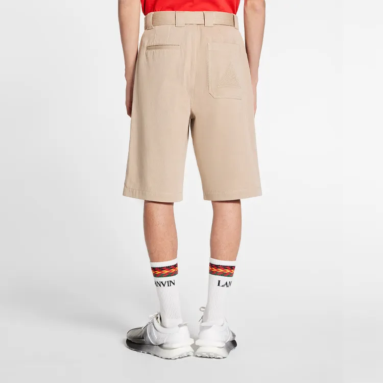 Lanvin Casual Shorts Men's Khaki-2