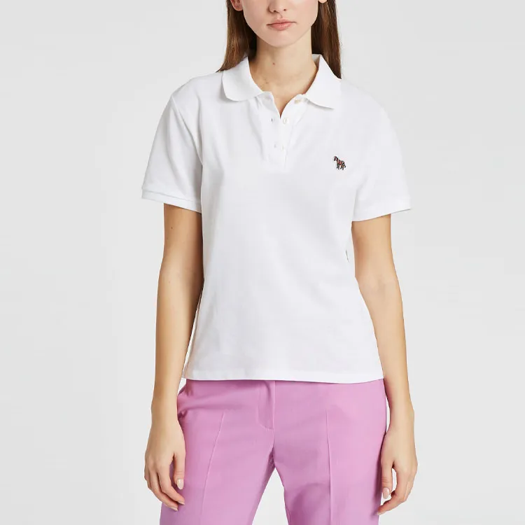 Paul Smith Zebra Patch Short Sleeved Polo Shirt-1