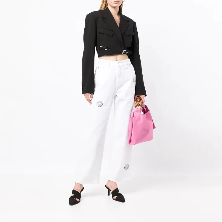 KIMHEKIM Jeans Women's White-1