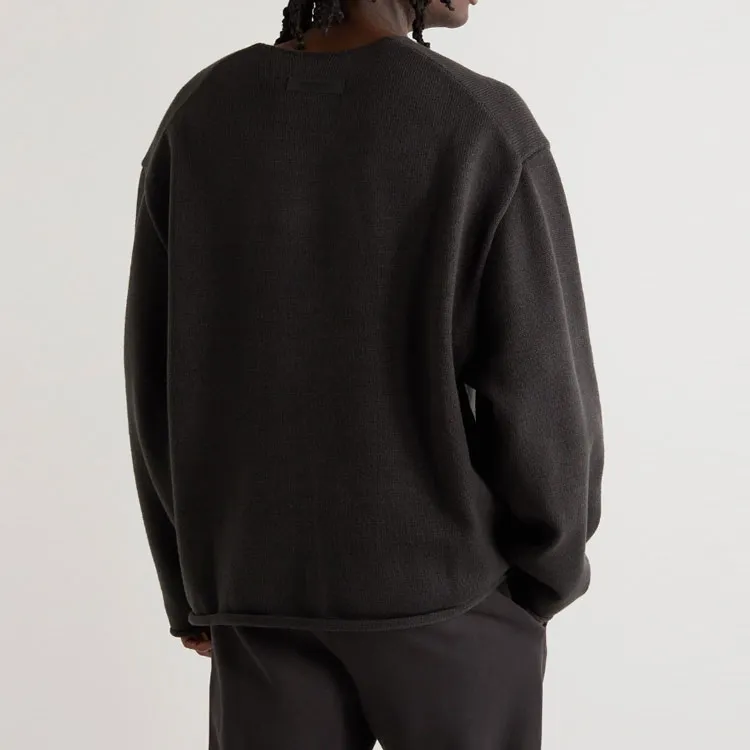Fear Of God Essentials 1977 Series Sweater Men's Black Iron-2