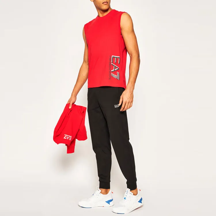 EMPORIO ARMANI Knitted Sweatpants Men Black-3