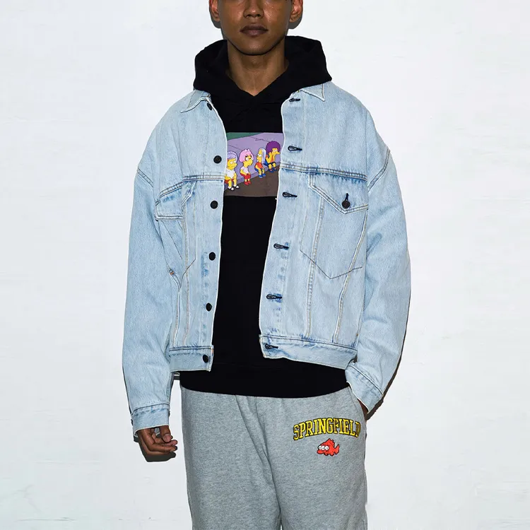 Levis Denim Jackets Men Blue-2