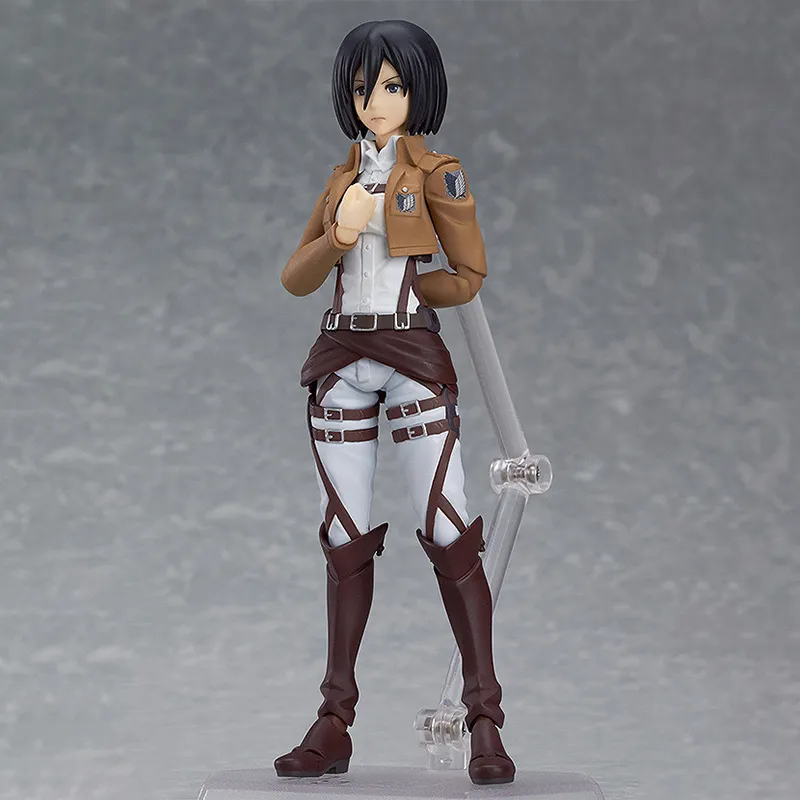 MAX Factory Figma #203 Attack On Titan, Mikasa Ackerman Action Figures 14.5cm-1