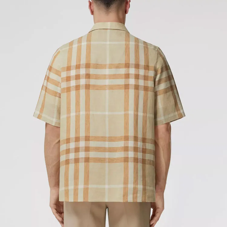 Burberry SS22 Shirt Men's Soft Yellow Umber-4