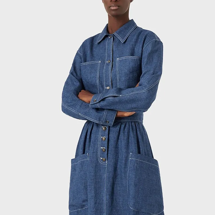 EMPORIO ARMANI Shirts Women's Blue-2